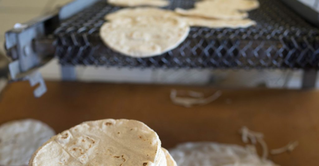 vision inspection of tortillas